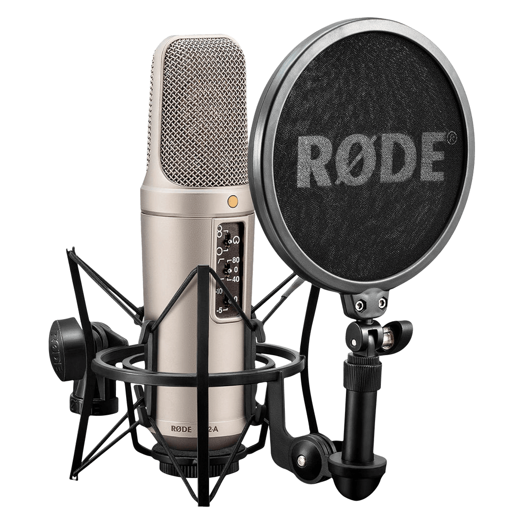 Rode NT2A - Kit Micrófono | El NT2-A continúa la tradición impuesta por el ya legendario Rode NT2. Un gran micrófono de cápsula de 1" para el estudio profesional incorporando 3 patrones, interruptores alto paso y colchón, convenientemente ubicado en el cu