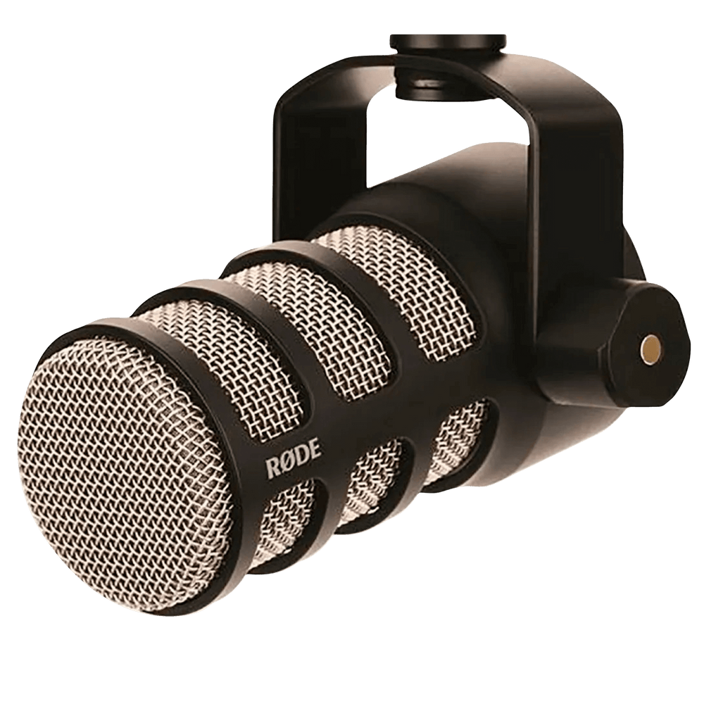 Rode Podmic - Micrófono | El Rode PodMic es un micrófono dinámico con calidad de transmisión optimizado para podcasting. Tiene un sonido rico y equilibrado, y cuenta con un filtro pop interno y un montaje de choque interno para reducir la vibración. El Po