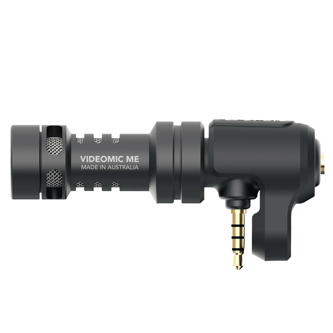 Rode VideoMic Me - Micrófono Direccional Portátil Smartphone | El VideoMic Me es un micrófono direccional compacto y ligero, de alta calidad el cual se conecta directamente a la toma de micrófono / auricular (TRRS) del iPhone . Su soporte de montaje flexi