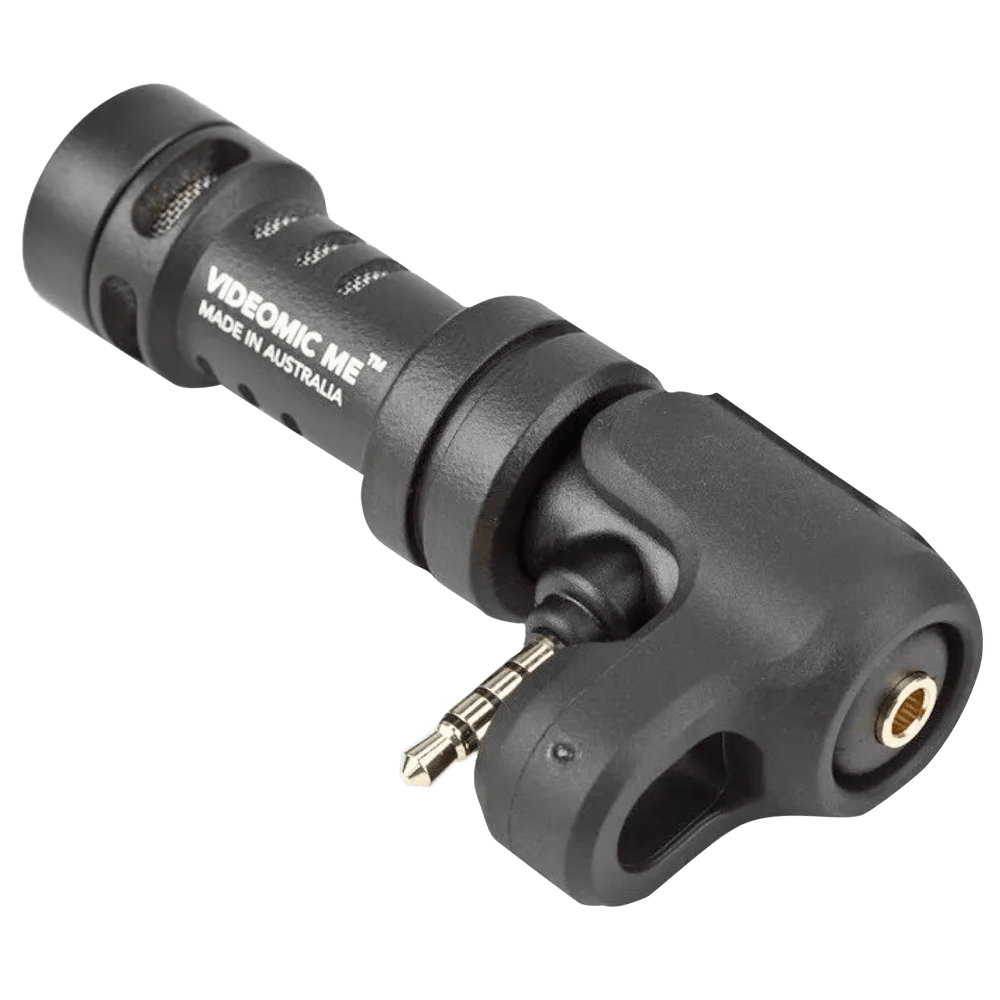 Rode VideoMic Me - Micrófono Direccional Portátil Smartphone | El VideoMic Me es un micrófono direccional compacto y ligero, de alta calidad el cual se conecta directamente a la toma de micrófono / auricular (TRRS) del iPhone . Su soporte de montaje flexi