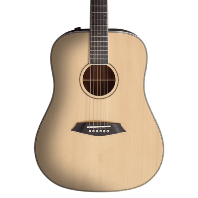 Sire A3-D Natural - $699990 - Gearhub - The Sire A3 is the pioneer solid top acoustic guitar in the Larry Carlton acoustic guitars line, which offers equilibrium between the cutting-edge design and excellent performance. The A3 has two body shapes, Dreadnought and Grand Auditorium. It's added with the custom shop feature rolled fretboard edges to provide a more comfortable, and natural grip. Cuerpo • Modelo: Larry Carlton A3-D (Dreadnought)• Top: Roasted Solid Spruce• Sides: Mahogany• Top: Solid Mahogany •