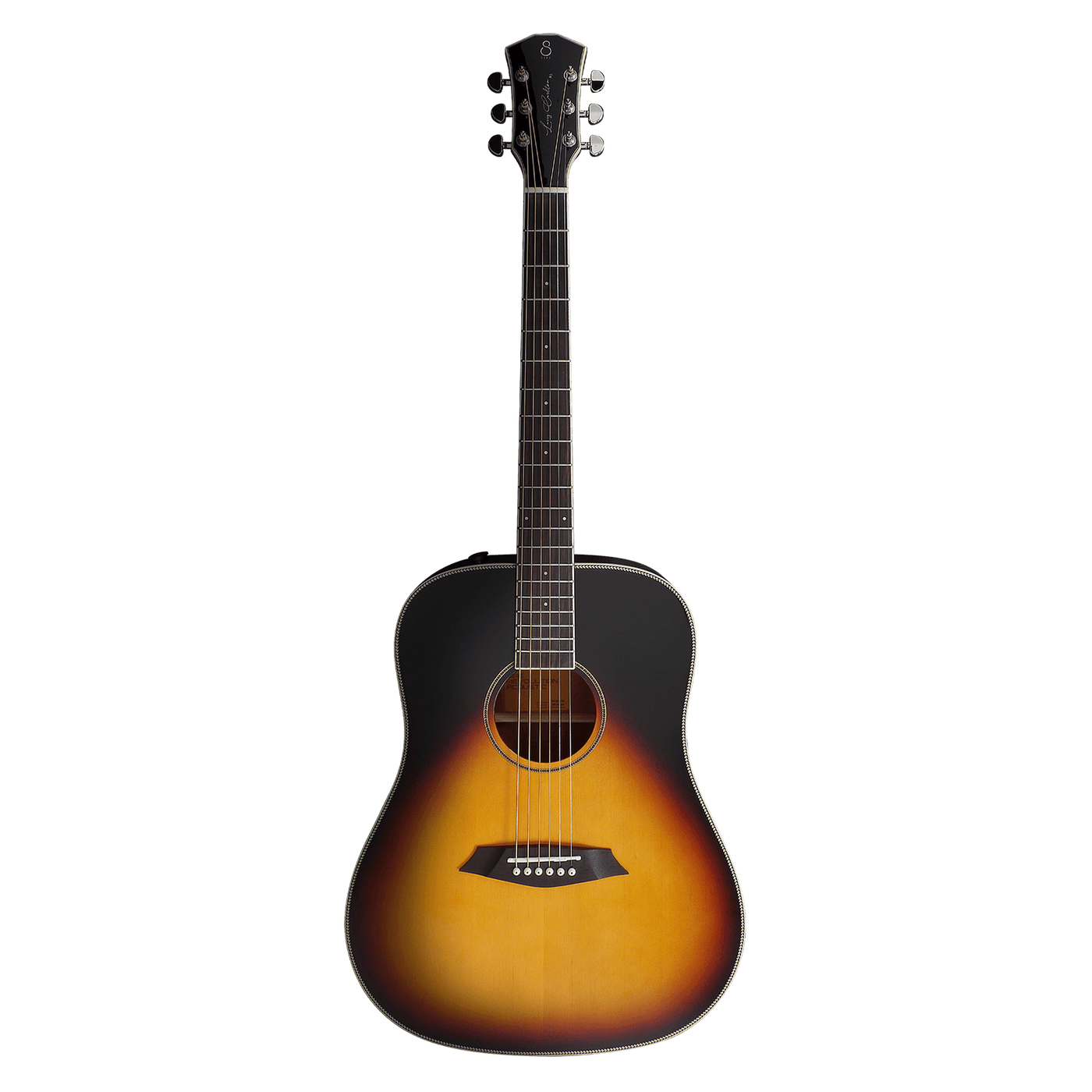 Sire A3-D Vintage Sunburst - $699990 - Gearhub - The Sire A3 is the pioneer solid top acoustic guitar in the Larry Carlton acoustic guitars line, which offers equilibrium between the cutting-edge design and excellent performance. The A3 has two body shapes, Dreadnought and Grand Auditorium. It's added with the custom shop feature rolled fretboard edges to provide a more comfortable, and natural grip. Cuerpo • Modelo: Larry Carlton A3-D (Dreadnought)• Top: Roasted Solid Spruce• Sides: Mahogany• Top: Solid Ma