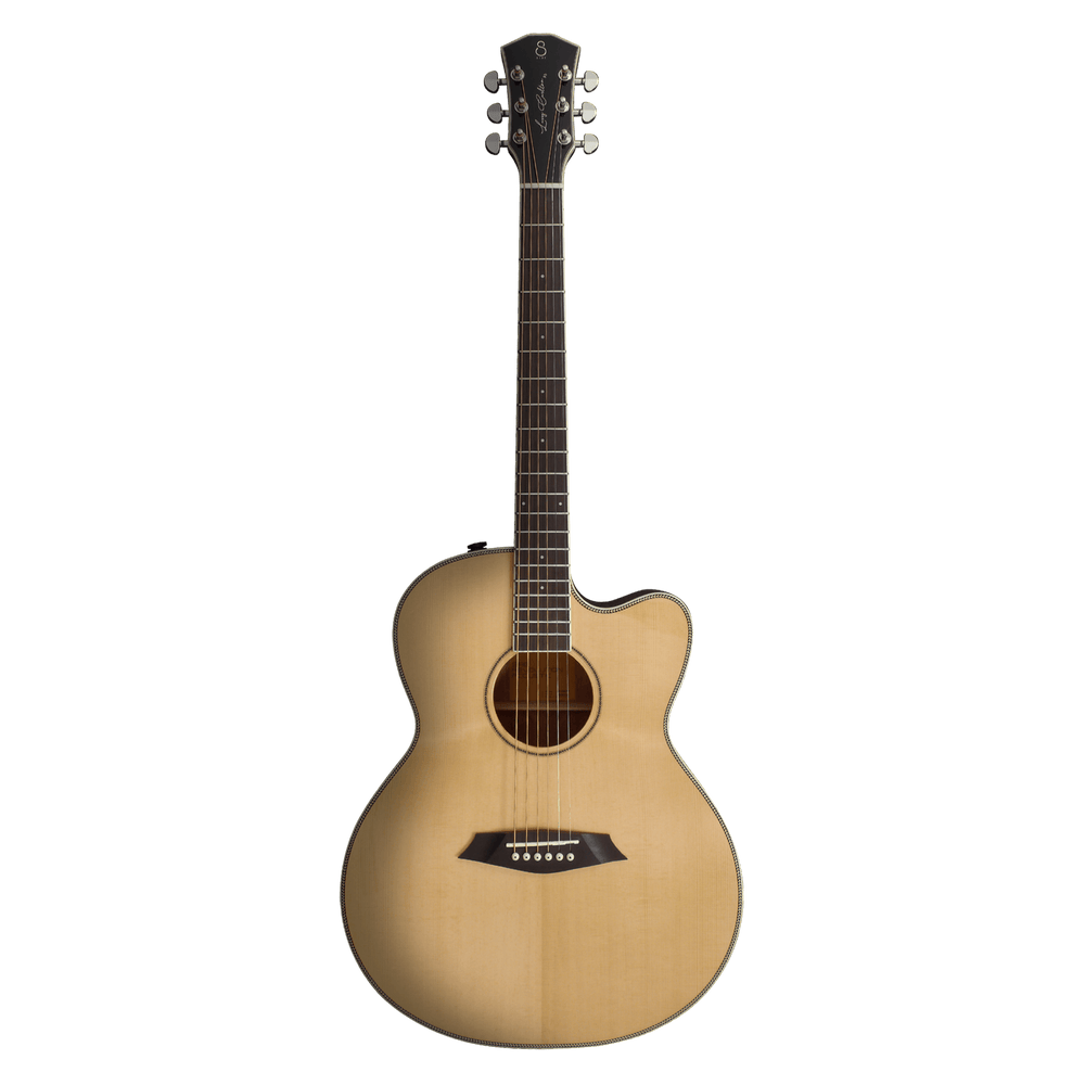 Sire A3-G Natural - Guitarra Electroacústica | La Sire A3 es la guitarra acústica de tapa sólida pionera en la línea de guitarras acústicas Larry Carlton, que ofrece equilibrio entre el diseño de vanguardia y un rendimiento excelente. El A3 tiene dos form