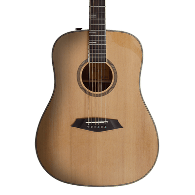 Sire A4-D Natural - $799990 - Gearhub - The upgraded Sire acoustic guitar is brimming with design and features meeting the quality standard of Larry Carlton. The A4 has two body shapes - Dreadnought and Grand Auditorium. More than the comfort from the rolled fretboard edges, the added solid Mahogany back plate makes the acoustic guitar more worth than its value. Cuerpo • Modelo: Larry Carlton A4-D (Dreadnought)• Top: Roasted Solid Spruce• Sides: Mahogany• Top: Solid Mahogany • Terminación: Polyurethane Glos