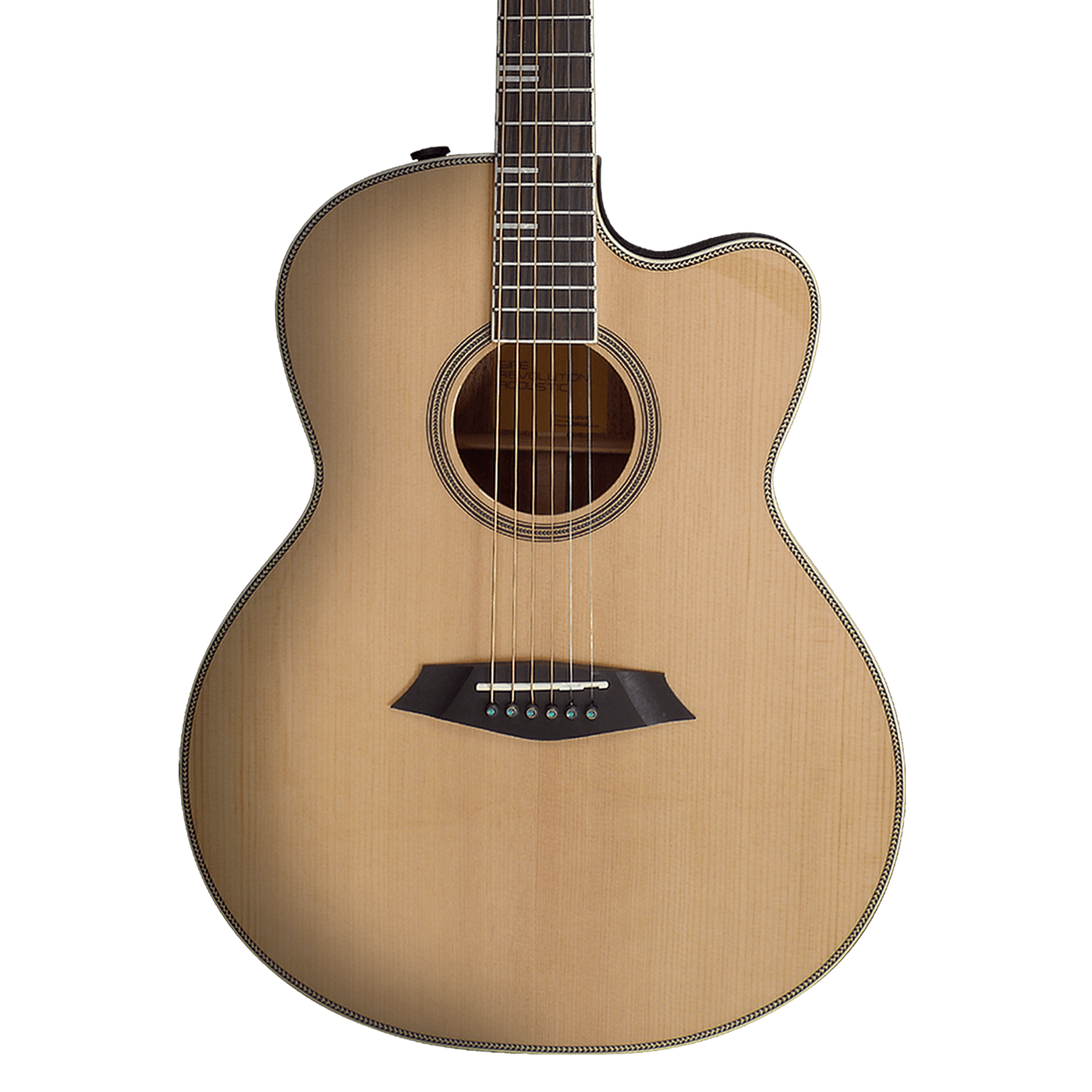 Sire A4-G Natural - $799990 - Gearhub - The upgraded Sire acoustic guitar is brimming with design and features meeting the quality standard of Larry Carlton. The A4 has two body shapes - Dreadnought and Grand Auditorium. More than the comfort from the rolled fretboard edges, the added solid Mahogany back plate makes the acoustic guitar more worth than its value. Cuerpo • Modelo: Larry Carlton A4-G (Grand Auditorium)• Top: Roasted Solid Spruce• Sides: Mahogany• Top: Solid Mahogany • Terminación: Polyurethane