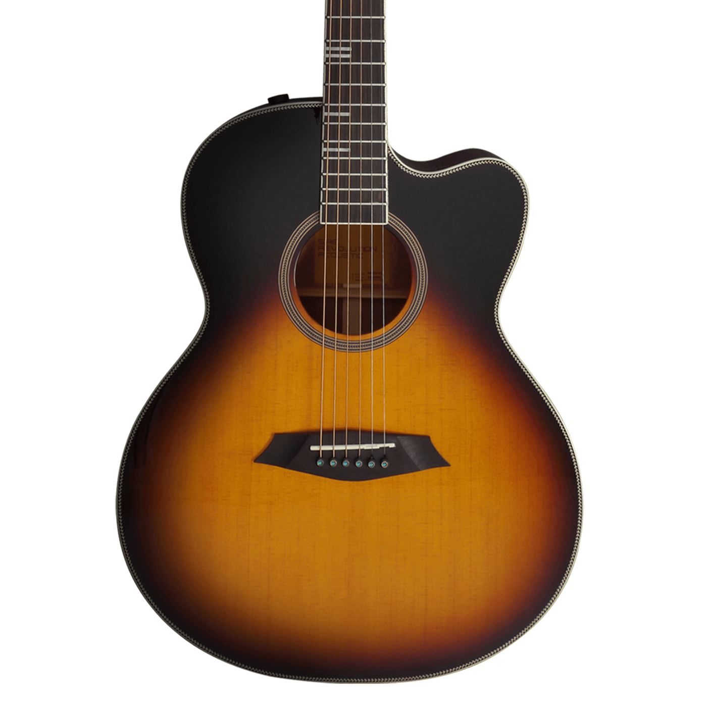 Sire A4-G Vintage Sunburst - $799990 - Gearhub - The upgraded Sire acoustic guitar is brimming with design and features meeting the quality standard of Larry Carlton. The A4 has two body shapes - Dreadnought and Grand Auditorium. More than the comfort from the rolled fretboard edges, the added solid Mahogany back plate makes the acoustic guitar more worth than its value. Cuerpo • Modelo: Larry Carlton A4-G (Grand Auditorium)• Top: Roasted Solid Spruce• Sides: Mahogany• Top: Solid Mahogany • Terminación: Pol