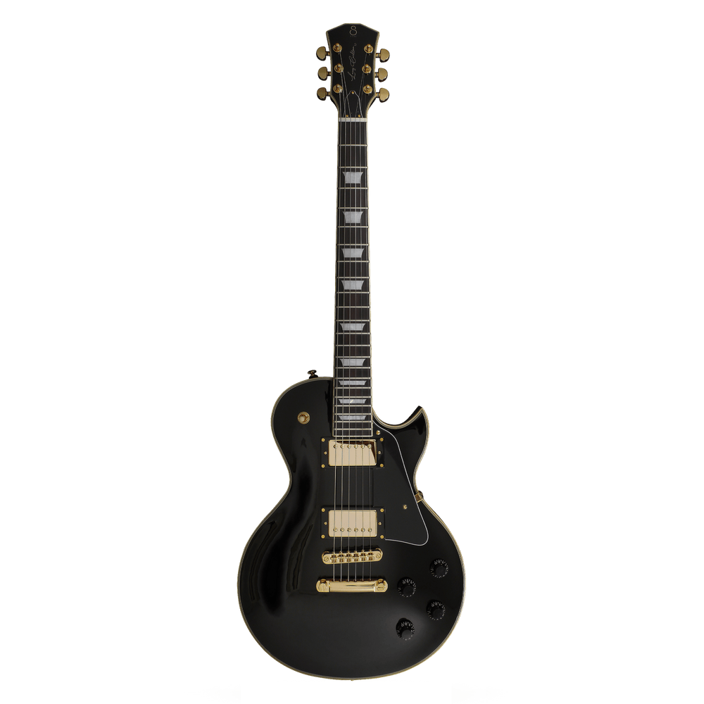 Sire L7 Black - Guitarra Eléctrica | Esta guitarra eléctrica de un solo corte con forma de Les Paul, Sire L7, está compuesta por un clásico y moderno equipamiento aprobado por Larry Carlton. Con un sonido prominente, puro, claro y equilibrado para present