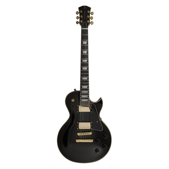 Sire L7 Black - Guitarra Eléctrica | Esta guitarra eléctrica de un solo corte con forma de Les Paul, Sire L7, está compuesta por un clásico y moderno equipamiento aprobado por Larry Carlton. Con un sonido prominente, puro, claro y equilibrado para present