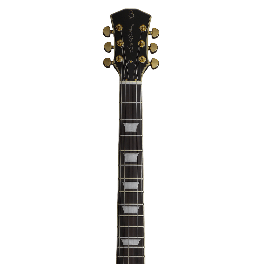 Sire L7 Black - Guitarra Eléctrica | Esta guitarra eléctrica de un solo corte con forma de Les Paul, Sire L7, está compuesta por un clásico y moderno equipamiento aprobado por Larry Carlton. Con un sonido prominente, puro, claro y equilibrado para present