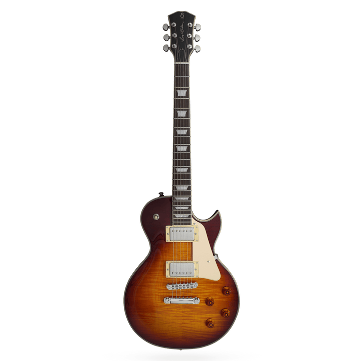 Sire L7 Tobacco Sunburst - Guitarra Eléctrica | Esta guitarra eléctrica de un solo corte con forma de Les Paul, Sire L7, está compuesta por un clásico y moderno equipamiento aprobado por Larry Carlton. Con un sonido prominente, puro, claro y equilibrado p