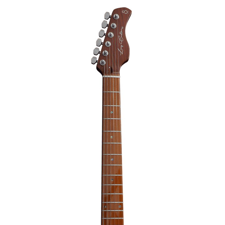 Sire S7 FM Natural - Guitarra Eléctrica | Los amantes del cuerpo sólido estilo Strato van a encantarse con la serie S7. Diseñada en colaboración con el mismísimo Larry Carlton, legendario guitarrista ganador de un Grammy, la Sire S7 te ofrece la interpret