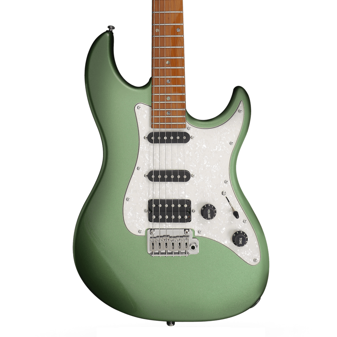 Sire S7 Sherwood Green - Guitarra Eléctrica | Los amantes del cuerpo sólido estilo Strato van a encantarse con la serie S7. Diseñada en colaboración con el mismísimo Larry Carlton, legendario guitarrista ganador de un Grammy, la Sire S7 te ofrece la inter