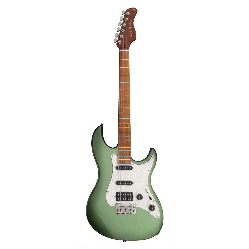 Sire S7 Sherwood Green - Guitarra Eléctrica | Los amantes del cuerpo sólido estilo Strato van a encantarse con la serie S7. Diseñada en colaboración con el mismísimo Larry Carlton, legendario guitarrista ganador de un Grammy, la Sire S7 te ofrece la inter