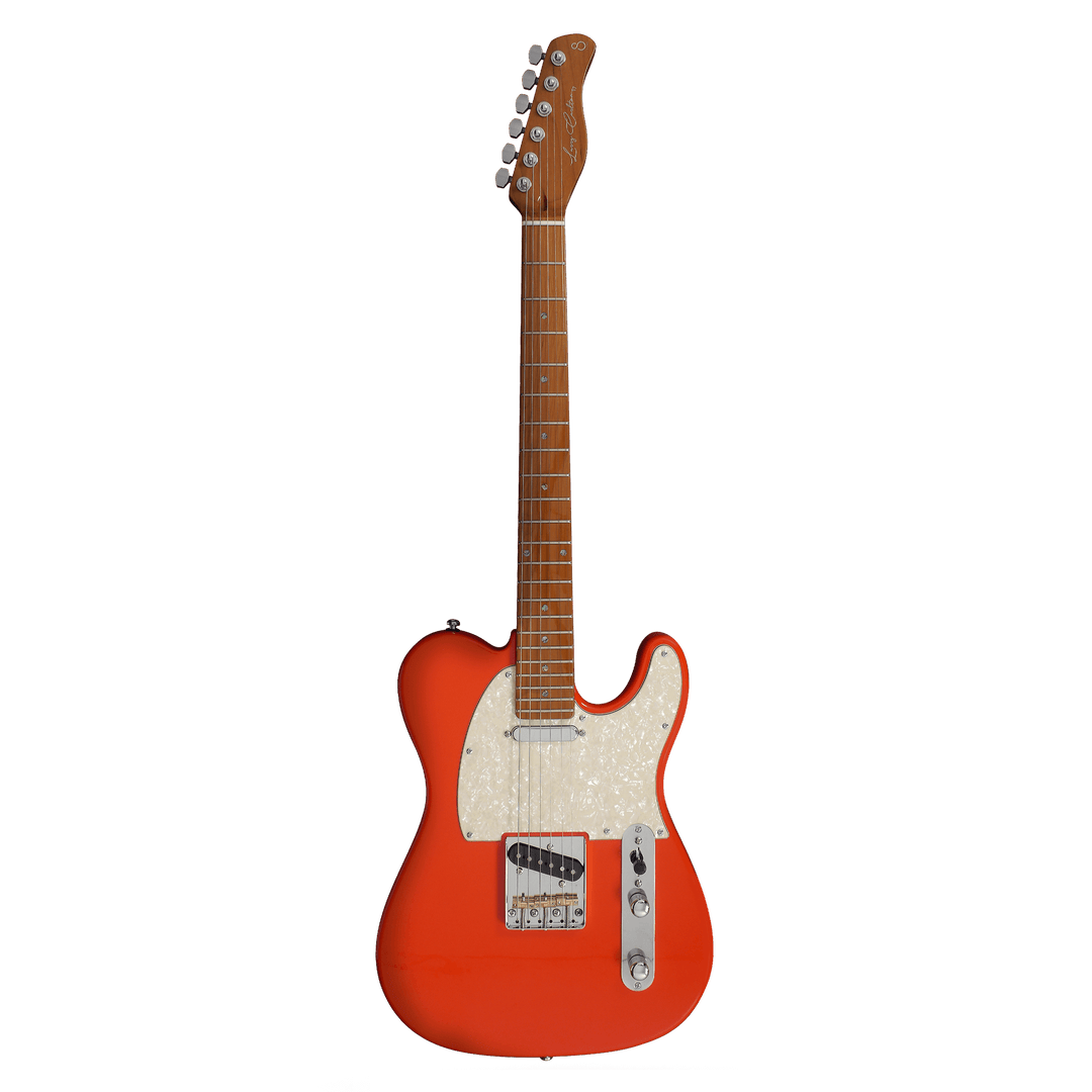 Sire T7 Fiesta Red - Guitarra Eléctrica | La Sire T7 es una excelente guitarra eléctrica en forma de T o Telecaster, aprobada por Larry Carlton con un sonido prominente, puro, claro y equilibrado para presentaciones en vivo y grabaciones de estudio. Ademá