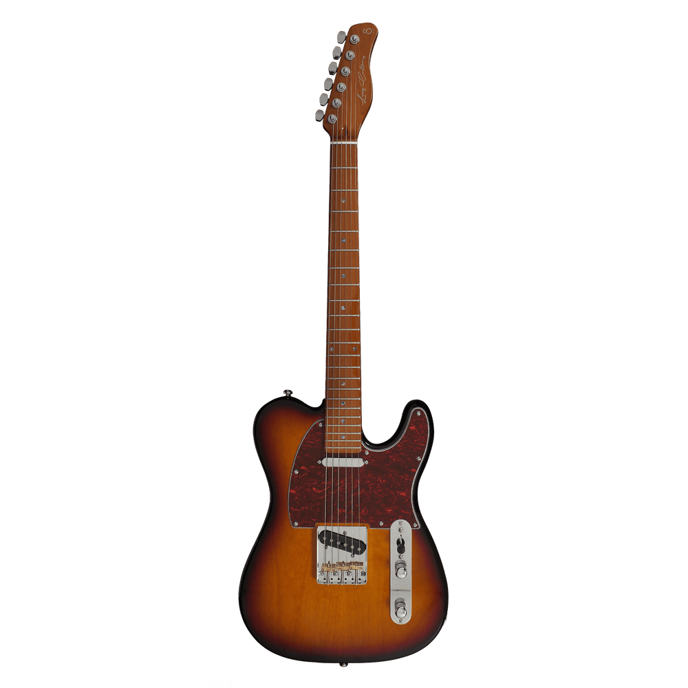 Sire T7 Tobacco Sunburst - Guitarra Eléctrica | La Sire T7 es una excelente guitarra eléctrica en forma de T o Telecaster, aprobada por Larry Carlton con un sonido prominente, puro, claro y equilibrado para presentaciones en vivo y grabaciones de estudio.