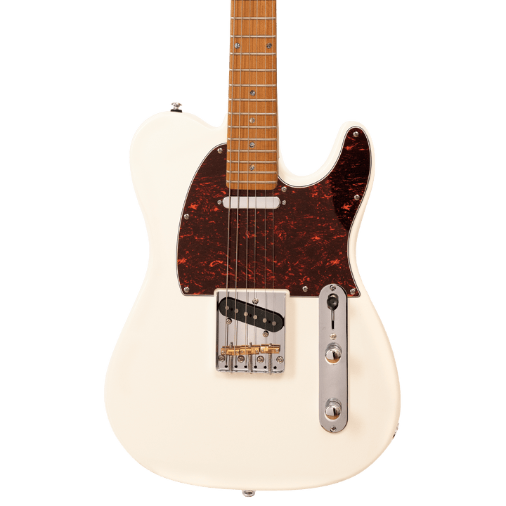 Sire T7 Antique White - Guitarra Eléctrica | La Sire T7 es una excelente guitarra eléctrica en forma de T o Telecaster, aprobada por Larry Carlton con un sonido prominente, puro, claro y equilibrado para presentaciones en vivo y grabaciones de estudio. Ad
