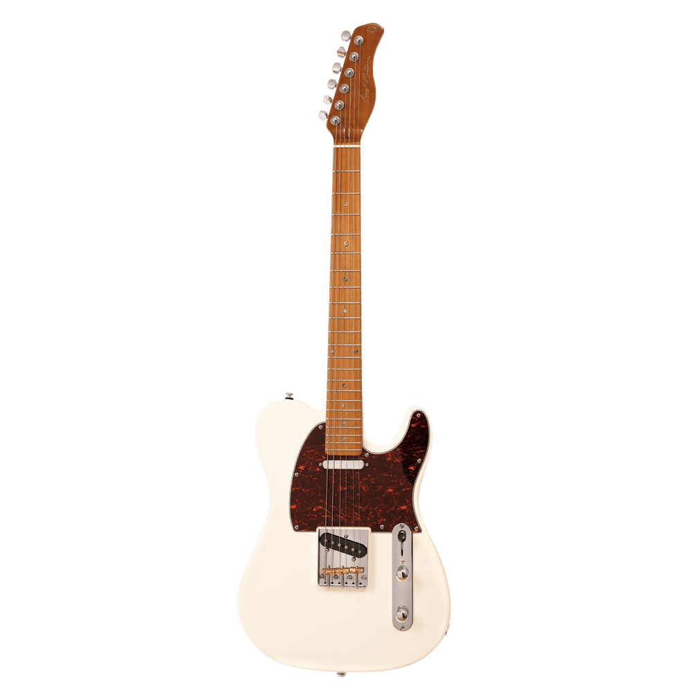 Sire T7 Antique White - Guitarra Eléctrica | La Sire T7 es una excelente guitarra eléctrica en forma de T o Telecaster, aprobada por Larry Carlton con un sonido prominente, puro, claro y equilibrado para presentaciones en vivo y grabaciones de estudio. Ad