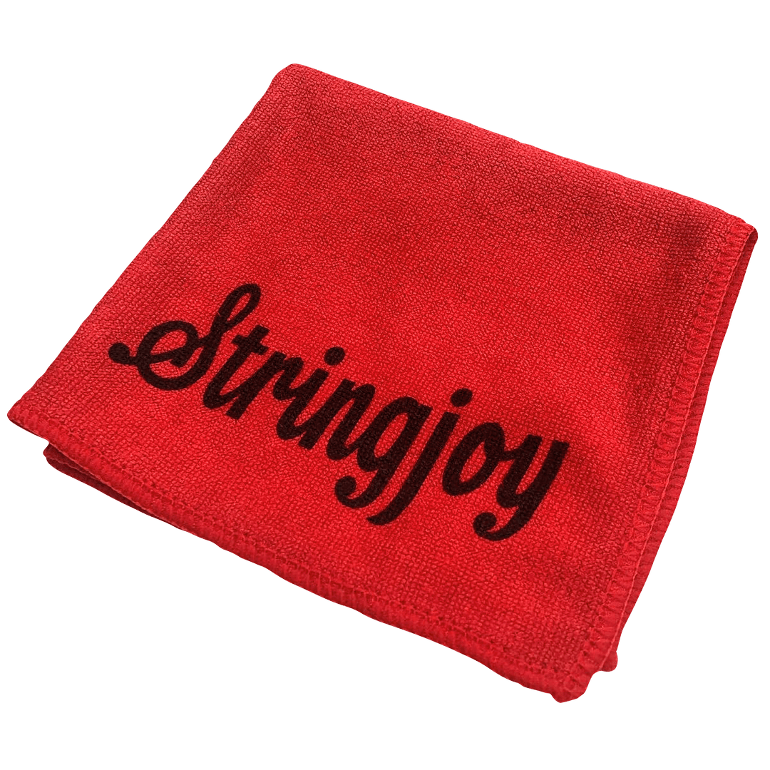 Stringjoy Paño Microfibra | Extend your guitar strings' lifespan and playability with our All-Natural, Eco-Safe, Soy-Based Guitar String Conditioner and microfiber cleaning cloth. | Gearhub