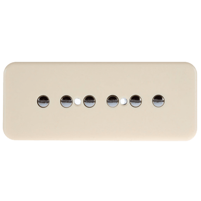 Suhr S90 Cream (Bridge) - $169990 - Gearhub - Raunchy and loud yet warm and clear, The Suhr S90 pickups are faithful recreations of this classic P90 pickup design from the 50's. Ideal for blues, blues-rock, classic rock and jazz, the S90 pickups have the power and richness of humbuckers coupled with the clarity and sparkle of classic single-coil pickups. Premium components and John Suhr's extensive know-how and experience in pickup technology assure that you get the very best pickup of this type the world h