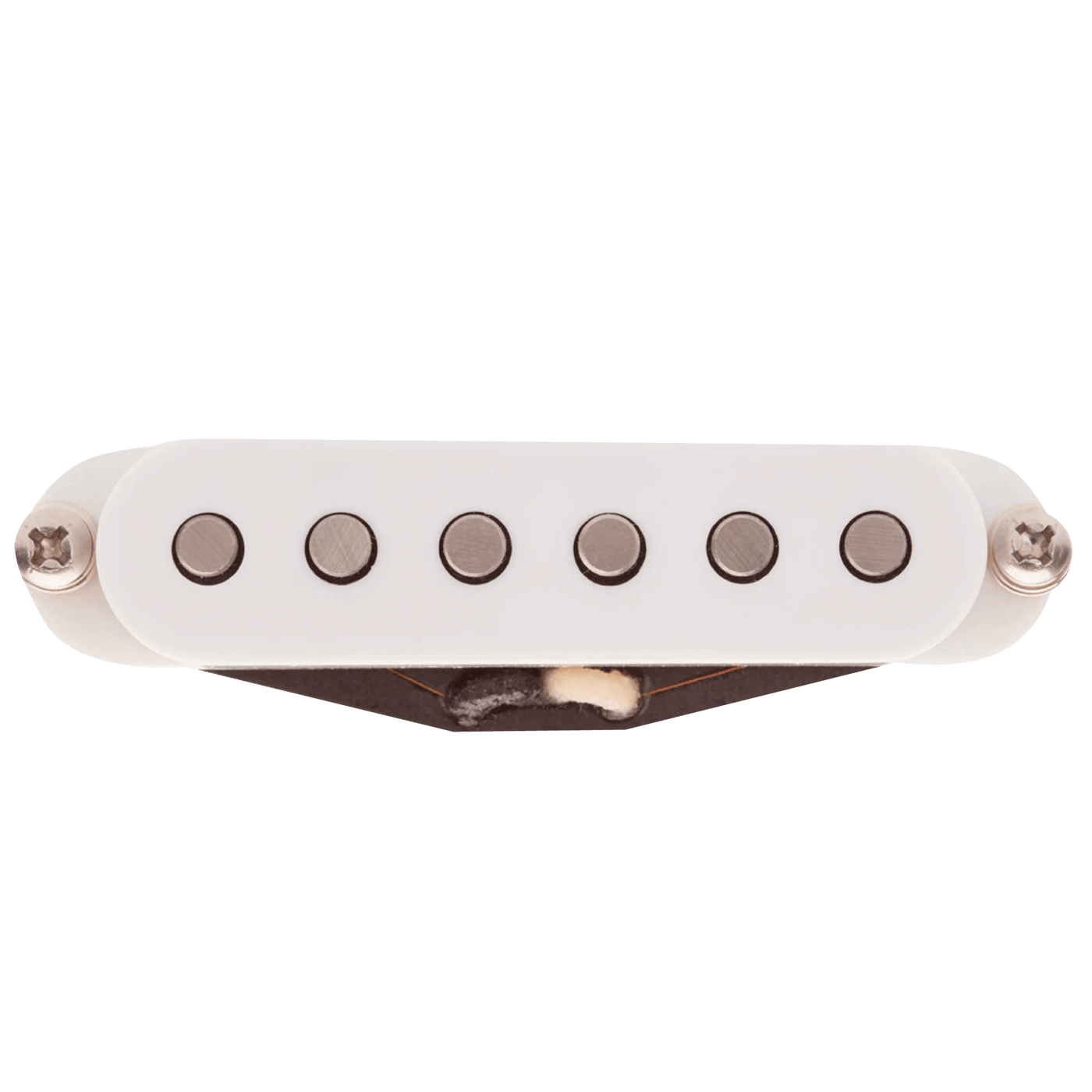 Suhr V60LP White (Bridge) - $129990 - Gearhub - The V60 and V60LP pickups faithfully recreate the classic single-coil sounds of the 60’s. These pickups also use the same magnets that were used in the pickups made during this era. What you get are clear bell-like highs, warm and punchy mids, and big yet firm lows that are the hallmark of great vintage pickups.The V60LP pickup is wound using a proprietary winding process that replicates the hand-wound pattern of some early-60’s single-coil pickups which have