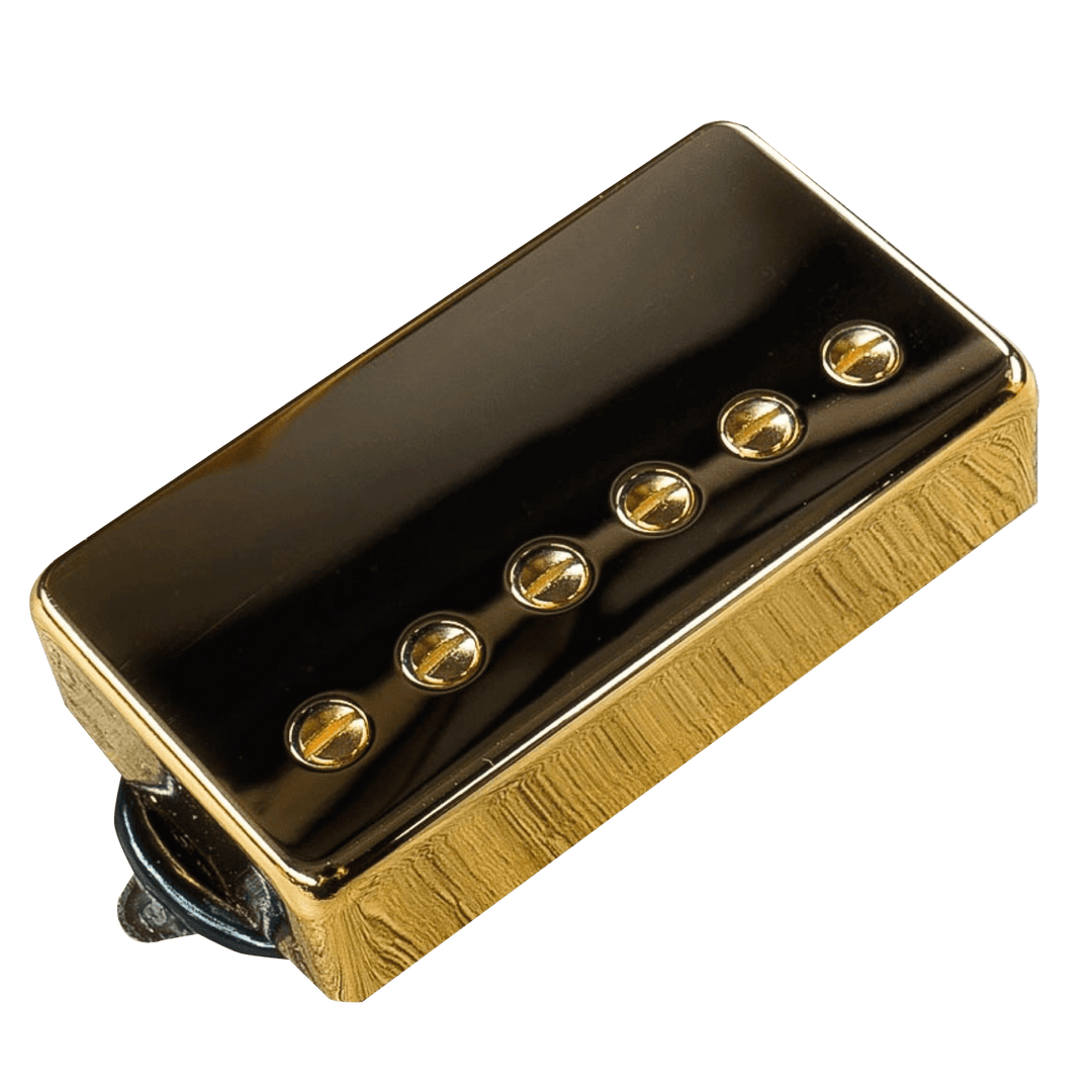 Suhr Aldrich Humbucker Gold (Neck) - Cápsula de Guitarra | El resultado de la colaboración entre John Suhr y el extraordinario guitarrista de rock Doug Aldrich: las humbuckers Aldrich. Son las mejores pastillas de alta ganancia para tocar con un estilo de