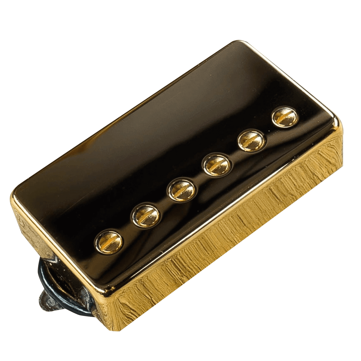 Suhr Aldrich Signature Humbucker Gold (Neck) - $189990 - Gearhub - The result of collaboration between John Suhr and rock guitarist extraordinaire Doug Aldrich, the Aldrich humbuckers are the ultimate high-output pickups for aggressive rock style of playing. The Aldrich bridge humbucker is now our highest output pickup but it oozes tone across its sound spectrum Spacing • 50mm DC Resistance • 9K Ω Hook Up Wire • 4-Conductor Magnet • Alnico V Special
