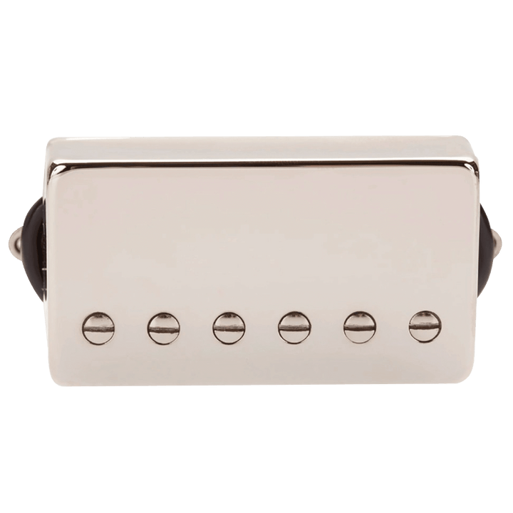 Suhr Aldrich Humbucker Nickel Chrome (Neck) - Cápsula de Guitarra | El resultado de la colaboración entre John Suhr y el extraordinario guitarrista de rock Doug Aldrich: las humbuckers Aldrich. Son las mejores pastillas de alta ganancia para tocar con un