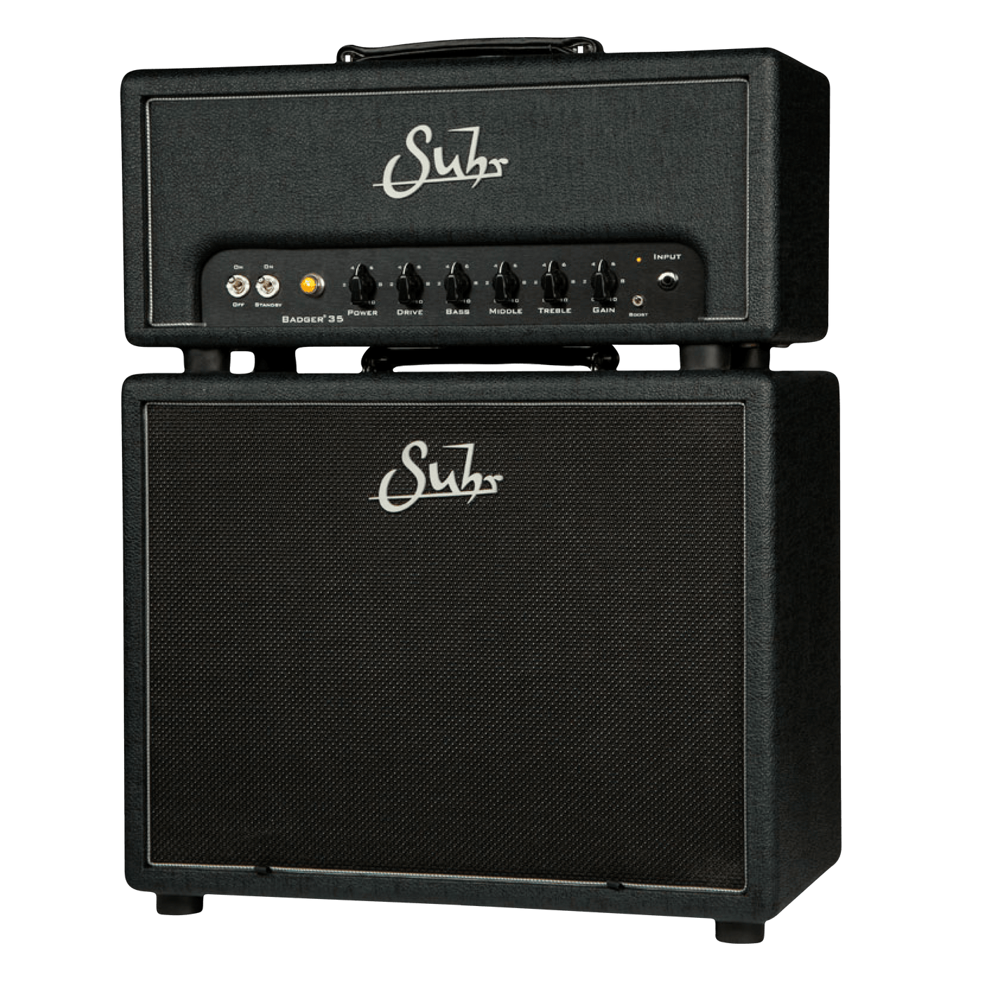 Suhr Badger 18 Head - $2299990 - Gearhub - In 2005, we set out to design a series of portable, hand built, all-tube amplifiers. These amplifiers would be easy to use and offer players a vast array of classic British tones and would fit right at home in virtually any recording or live performance environment. The result? In the Winter of 2006, the first Badger amplifier was born and the rest is history. Since it’s debut, players, artists, and producers alike have made the Suhr Badger their go to amplifier fo