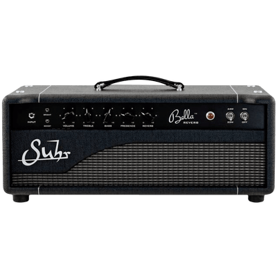 Suhr Bella Reverb Head - $2899990 - Gearhub - A modern interpretation of classic brownface sounds while retaining the vintage heritage Output • Switchable 44/22 Watts RMS Power Tubes • 2x 6L6GC Preamp Tubes • 3x 12AX7, 1x 12AT7 Dimensiones • 610mm x 251mm x 264 mm Peso • 15.9 kg