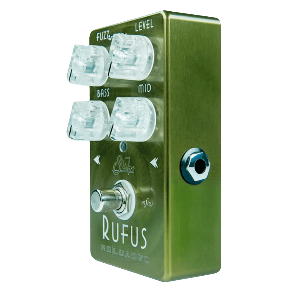 Suhr Rufus Fuzz Reloaded - Pedal de Guitarra | Rufus Reloaded es un pedal único que ofrece una amplia gama de tonos fuzz. Con la edición Re|Loaded, hemos agregado un efecto de octava arriba extremadamente dinámico y táctil. Enfocamos nuestro desarrollo en