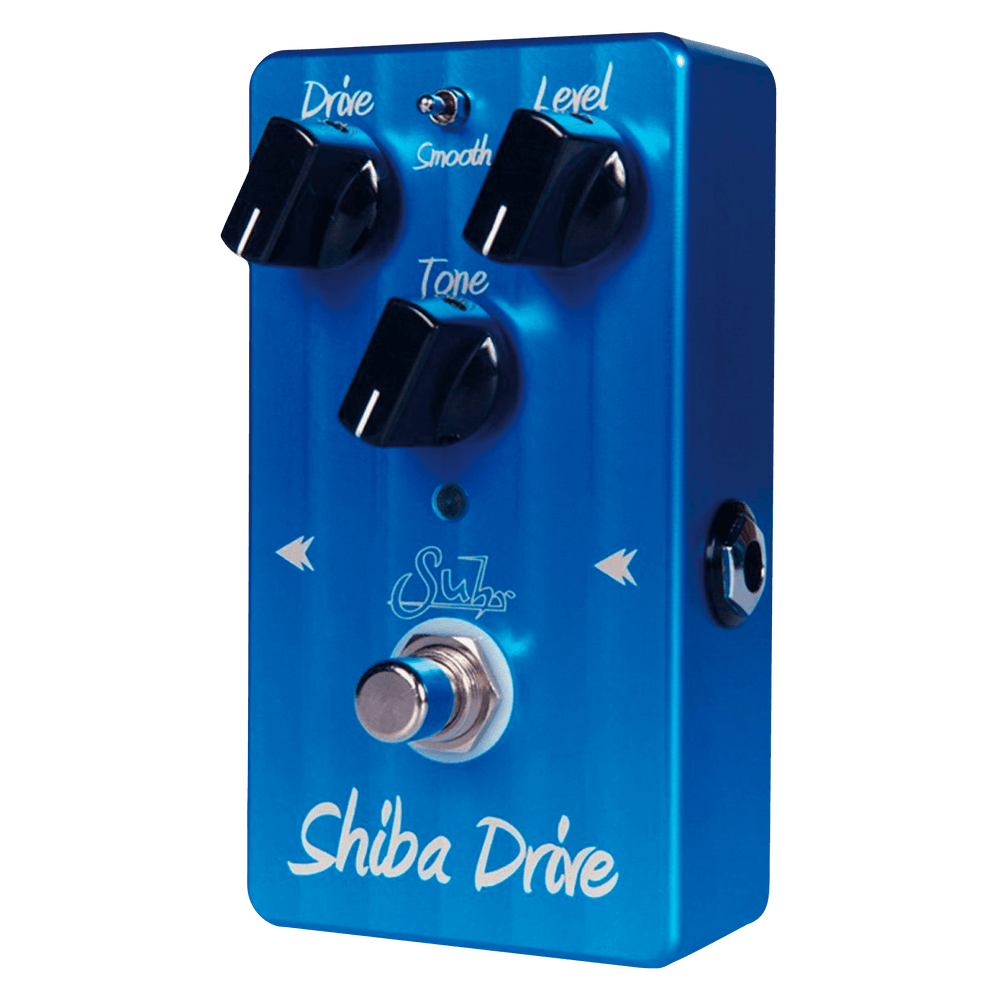 Suhr Shiba Drive - Pedal de Guitarra | Shiba Drive™ es un pedal de sobremarcha de sonido suave que brinda a los músicos una amplia variedad de ritmos gruesos y tonos solistas cálidos. Shiba Drive es muy popular entre los músicos que buscan un pedal de ove
