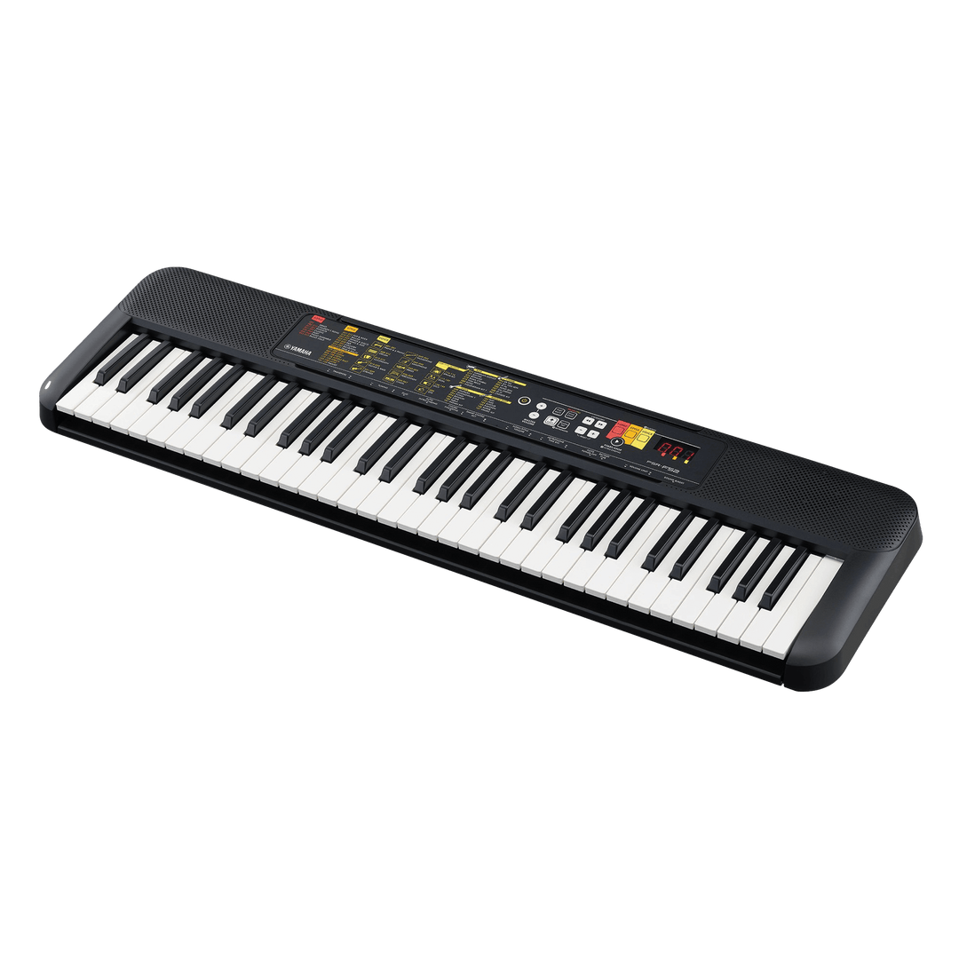 Yamaha PSR-F52 - Teclado Portátil | El PSR-F52 es el teclado perfecto para las personas que quieren aprender a tocar. Tiene todas las características que necesitas para tu primera experiencia de juego. ¿Qué mejor manera de intentar crear música que con un