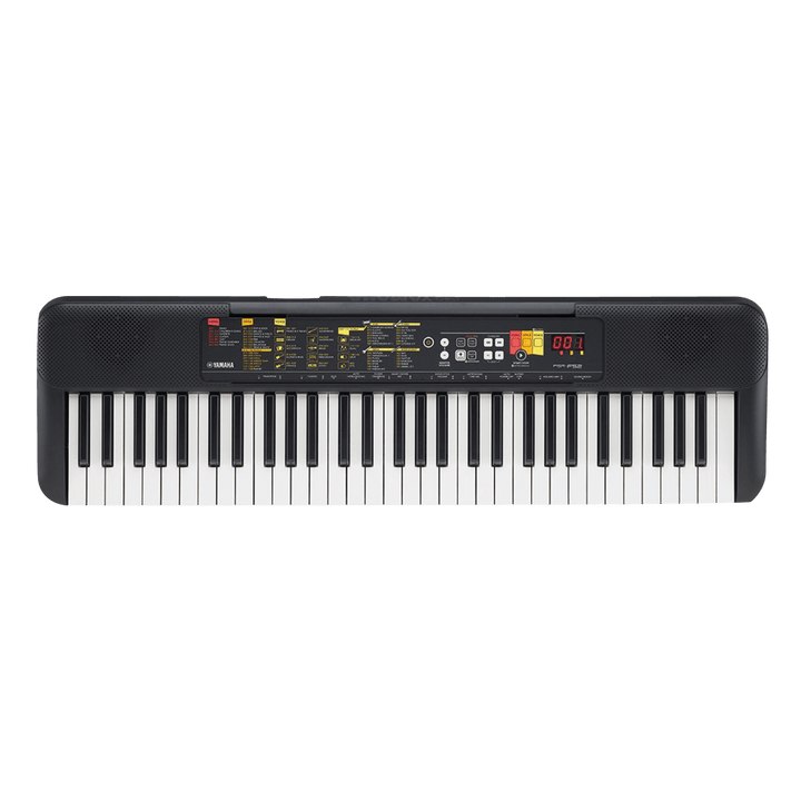 Yamaha PSR-F52 - Teclado Portátil | El PSR-F52 es el teclado perfecto para las personas que quieren aprender a tocar. Tiene todas las características que necesitas para tu primera experiencia de juego. ¿Qué mejor manera de intentar crear música que con un
