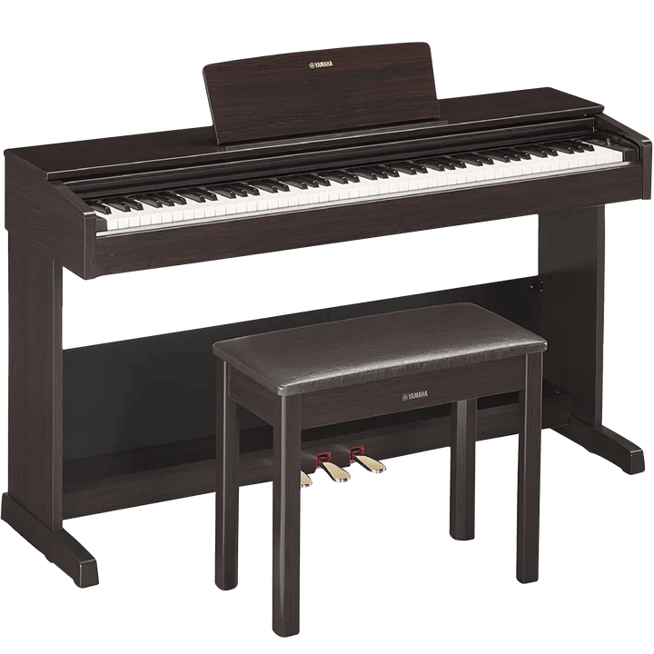 Yamaha ARIUS YDP-103R | El piano digital Yamaha ARIUS YDP-103R está pensado claramente para aquellos que quieren comenzar a dar sus primeros pasos en el mundo de la música tocando el piano. Como motor de sonidos utiliza el Pure CF creado a partir de graba