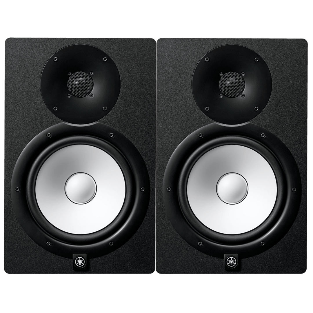 Yamaha HS8 (Par) - Monitores de Estudio | El monitor de estudio activo Yamaha HS8 te ayudará a realizar grabaciones con mejor sonido. Los monitores nearfield de Yamaha con esos icónicos woofers de conos blancos han sido omnipresentes en los mejores estudi