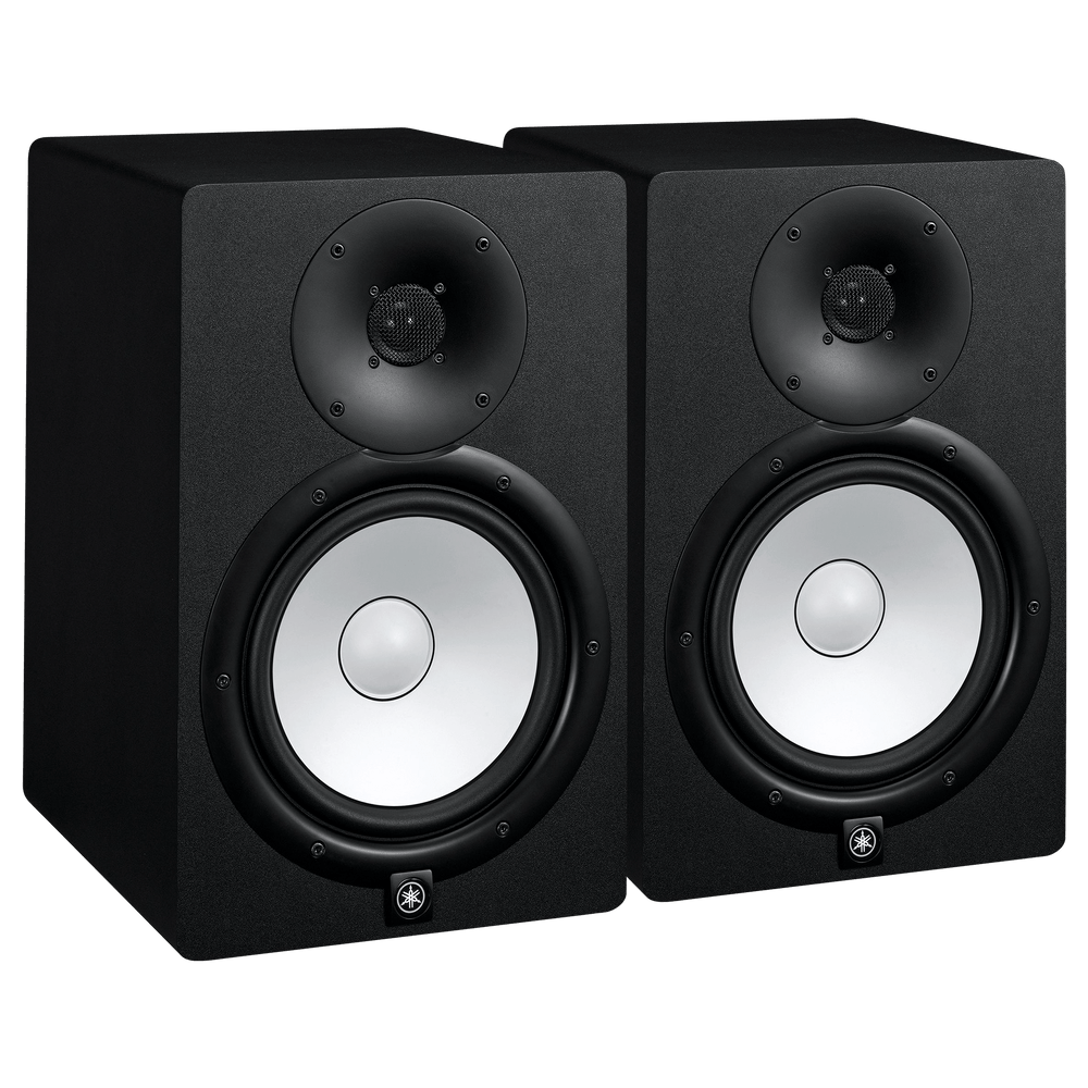 Yamaha HS8 (Par) - Monitores de Estudio | El monitor de estudio activo Yamaha HS8 te ayudará a realizar grabaciones con mejor sonido. Los monitores nearfield de Yamaha con esos icónicos woofers de conos blancos han sido omnipresentes en los mejores estudi