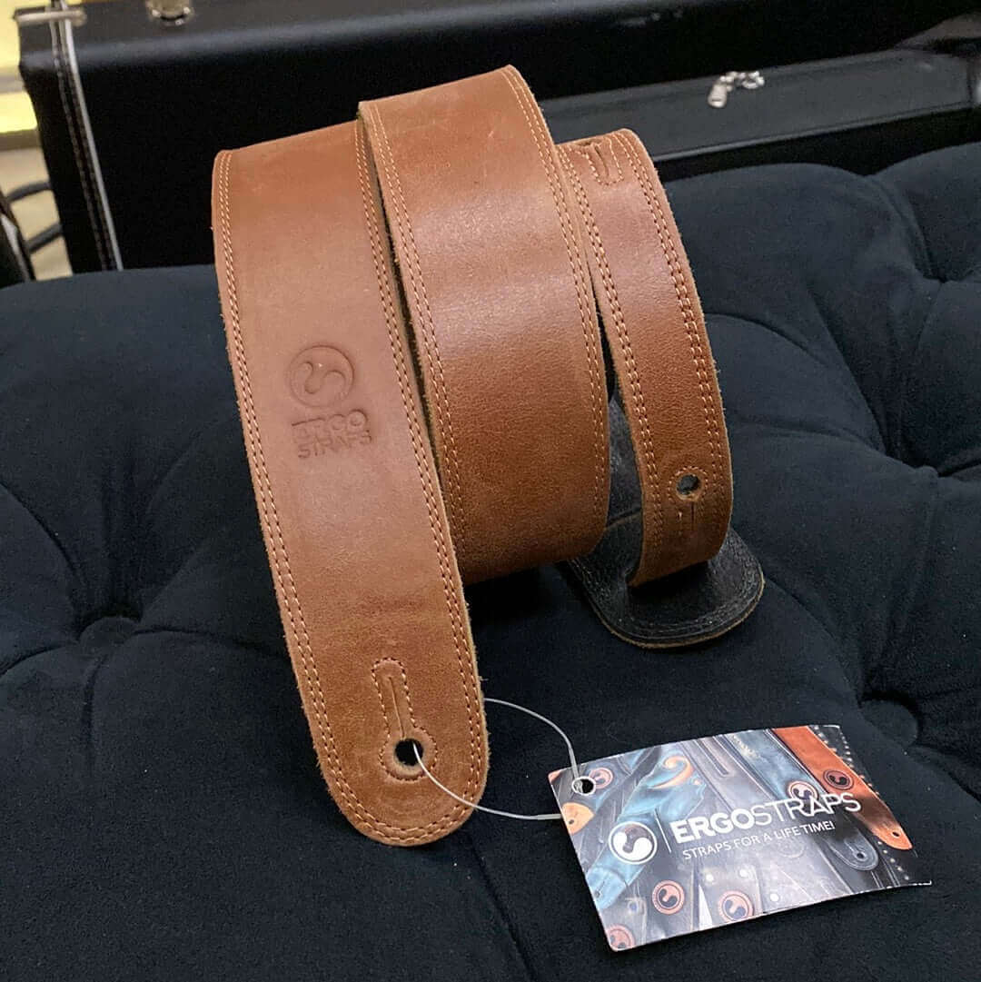 Ergostraps Classic 2" Whisky Brown | * Correa de instrumento musical. Foto referencial: Al ser un producto de cuero, el color puede variar ligeramente. | Gearhub