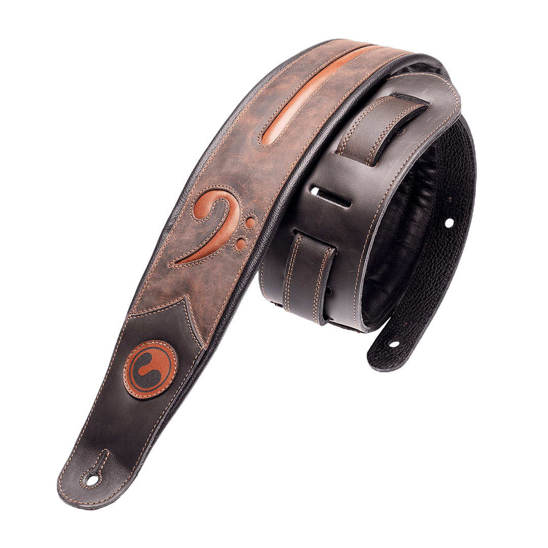 Ergostraps Fa 3" Vintage Brown | * Correa de instrumento musical. Foto referencial: Al ser un producto de cuero, el color puede variar ligeramente. | Gearhub