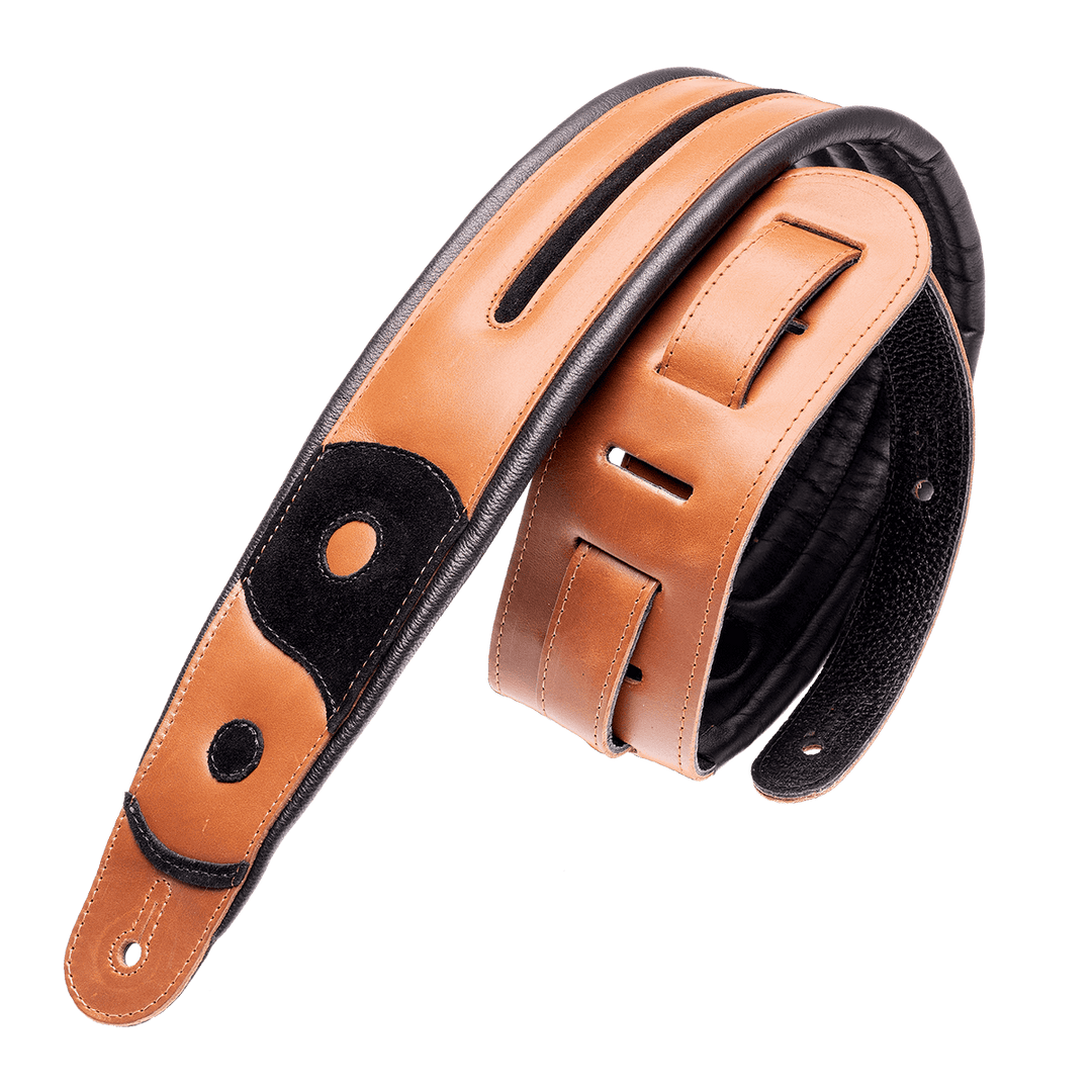 Ergostraps Yin Yang 3" Brown | * Foto referencial: Al ser un producto de cuero, el color puede variar ligeramente. | Gearhub