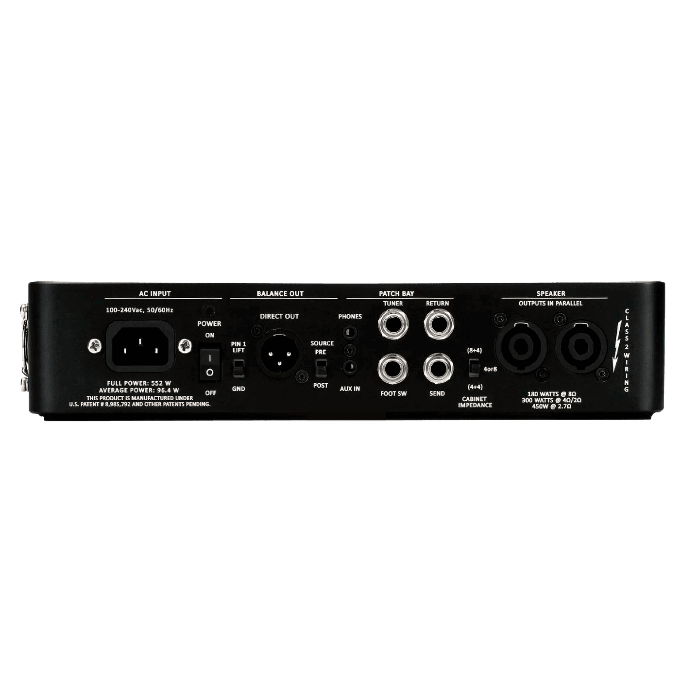 Gallien-Krueger Fusion 500s - Los cabezales de la serie Fusion S son los nuevos cabezales Clase D de GK con un preamplificador a tubos. La rica calidez de las válvulas combinada con la sección de potencia rápida y contundente por la que son conocidos los