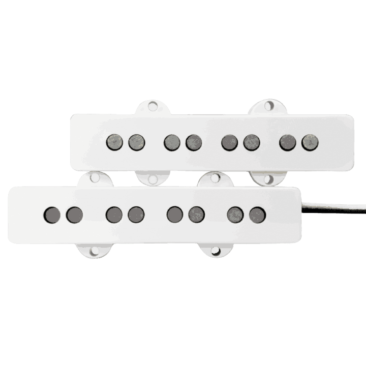 Lindy Fralin Jazz Bass 4 White Cover - Cápsula de Bajo | DescriptionFralin Jazz Bass Pickups are fat, loud, punchy, and clear. They have articulation and definition not found in other manufacturers’ pickups. We use all USA-Made parts, and wind and build t