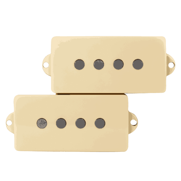 Lindy Fralin P-Bass Cream Cover - Cápsula de Bajo | DescriptionLindy Fralin P-Bass Pickups are clean, clear, and articulate. They are designed to enhance everything you’ve come to love about your P-Bass: Fat and Punchy with a huge, clear bottom-end.Hum-Ca
