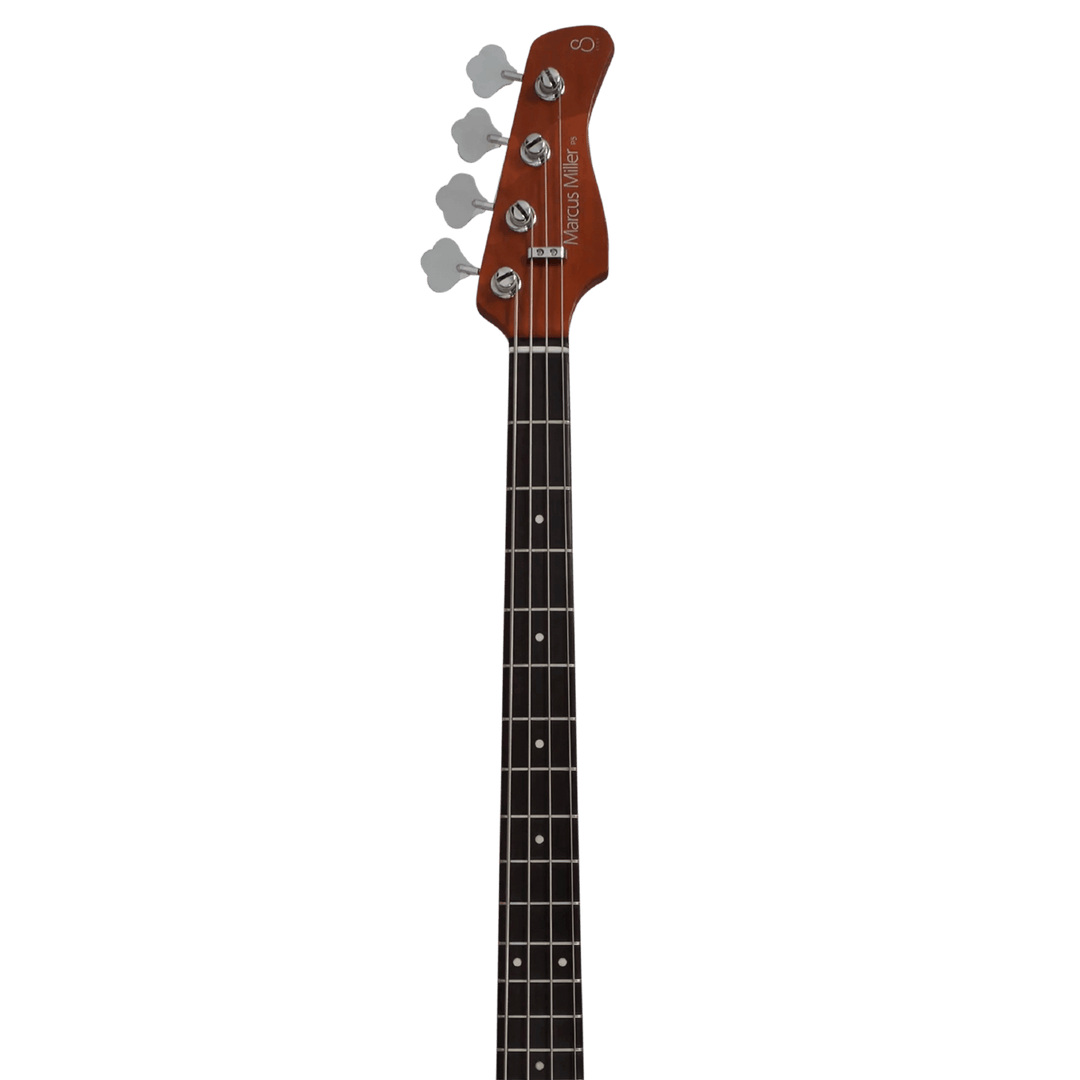 Sire P5R Tobacco Sunburst - Bajo Eléctrico | Cuerpo • Modelo: P5R• Madera: Alder• Terminación: Polyurethane Brazo • Madera: Roasted Hard Maple• Perfil: “C”• Terminación: Satin • Espaciado: 20mm• Escala: 34” • Nuez: Hueso Diapasón • Madera: Rosewood• Radio