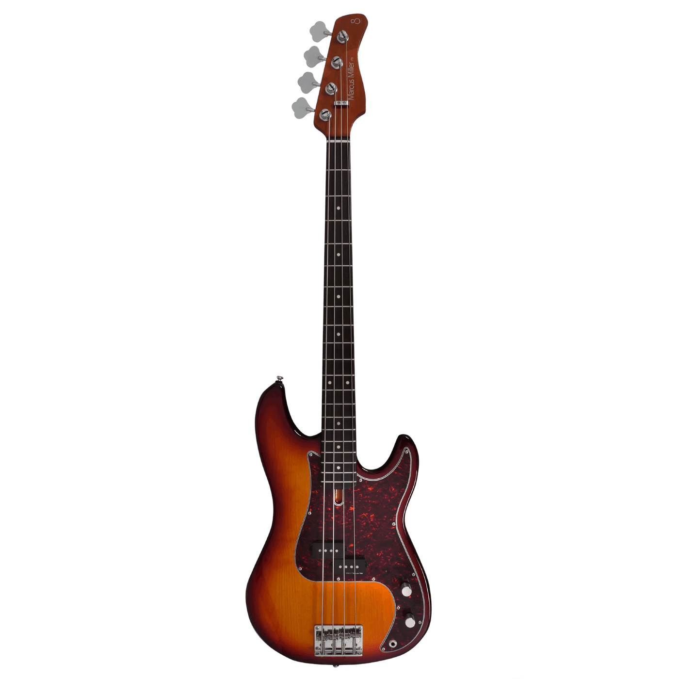 Sire P5R Tobacco Sunburst - Cuerpo • Modelo: P5R• Madera: Alder• Terminación: Polyurethane Brazo • Madera: Roasted Hard Maple• Perfil: “C”• Terminación: Satin • Espaciado: 20mm• Escala: 34” • Nuez: Hueso Diapasón • Madera: Rosewood• Radio: 9.5”• Trastes: