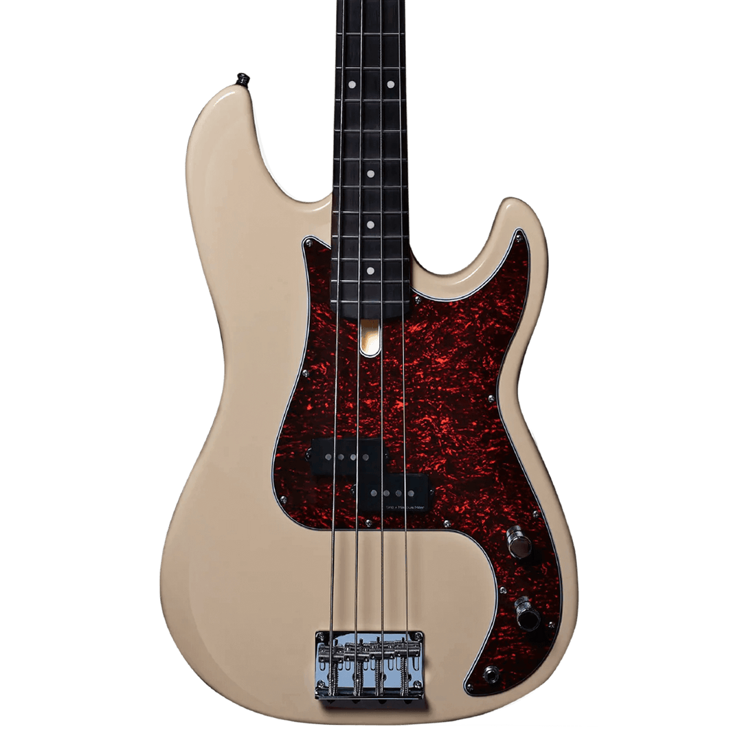 Sire P5R Vintage White - Bajo Eléctrico | Cuerpo • Modelo: P5R• Madera: Alder• Terminación: Polyurethane Brazo • Madera: Roasted Hard Maple• Perfil: “C”• Terminación: Satin • Espaciado: 20mm• Escala: 34” • Nuez: Hueso Diapasón • Madera: Rosewood• Radio: 9