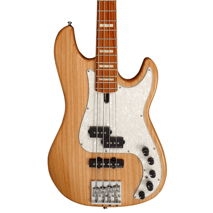 Sire P8 Natural - Bajo Eléctrico | Cuerpo • Modelo: P8• Madera: Swamp Ash• Terminación: Polyurethane Brazo • Madera: Roasted Hard Maple• Perfil: “C”• Terminación: Satin • Espaciado: 20 mm• Escala: 34” • Nuez: Hueso Diapasón • Madera: Maple / Arce• Radio: