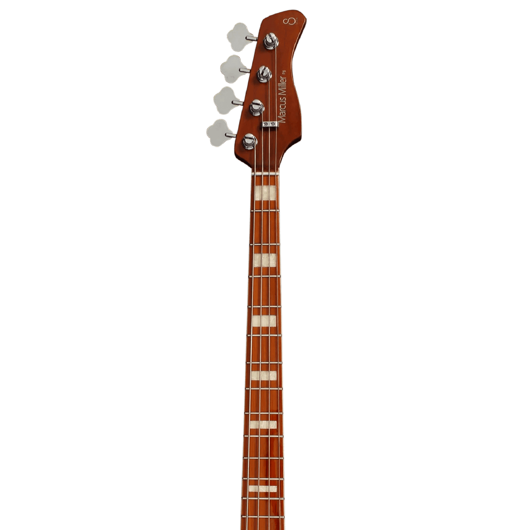 Sire P8 White Blonde - Bajo Eléctrico | Cuerpo • Modelo: P8• Madera: Swamp Ash• Terminación: Polyurethane Brazo • Madera: Roasted Hard Maple• Perfil: “C”• Terminación: Satin • Espaciado: 20 mm• Escala: 34” • Nuez: Hueso Diapasón • Madera: Maple / Arce• Ra