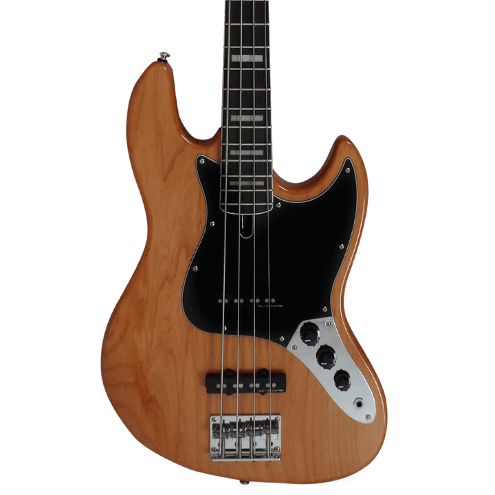 Sire V5R Natural - Bajo Eléctrico | Cuerpo • Modelo: VR• Madera: Alder• Terminación: Polyurethane Brazo • Madera: Roasted Hard Maple / Arce• Perfil: “C”• Terminación: Satin • Espaciado: 20mm• Escala: 34” • Nuez: Hueso Diapasón • Madera: Rosewood• Radio: 9