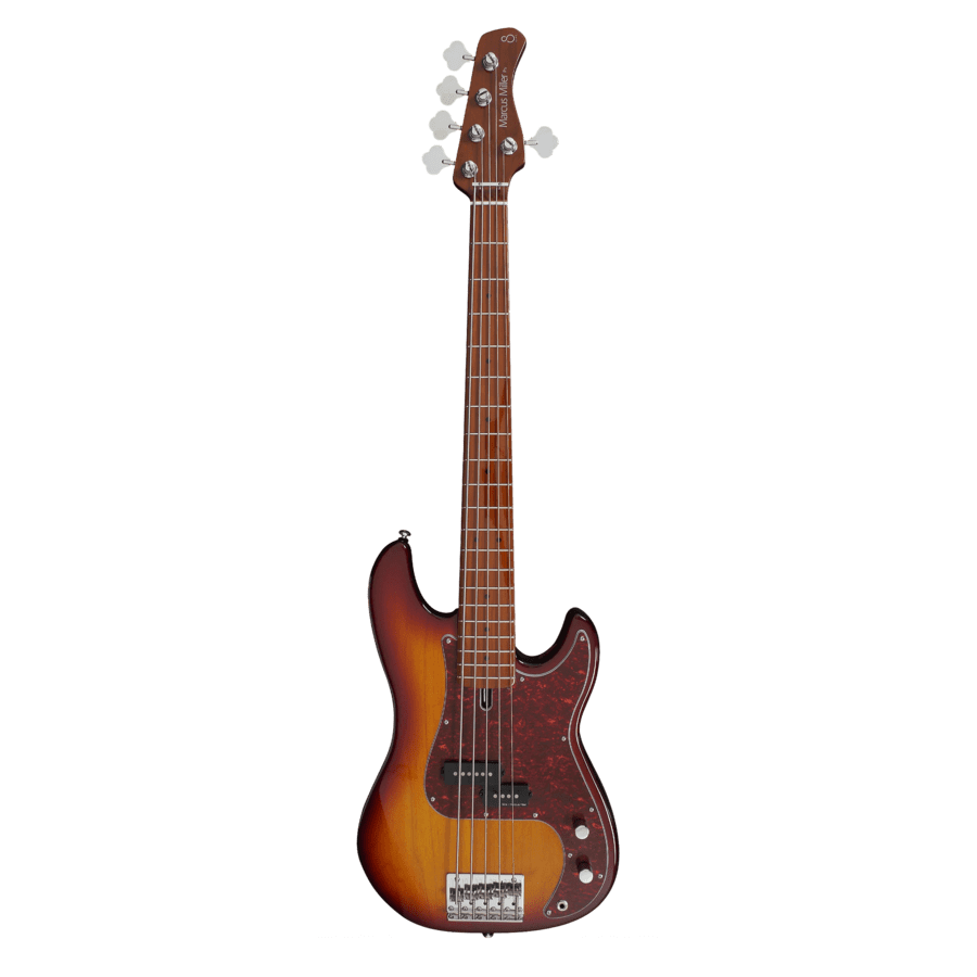 Sire P5-5 Tobacco Sunburst - Bajo Eléctrico | Cuerpo • Modelo: P5• Madera: Alder• Terminación: Polyurethane Brazo • Madera: Roasted Hard Maple• Perfil: “C”• Terminación: Satin • Espaciado: 18mm• Escala: 34” • Nuez: Hueso Diapasón • Madera: Roasted Hard Ma