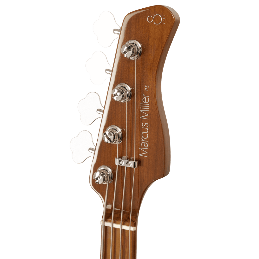 Sire P5 Mild Green - Bajo Eléctrico | Cuerpo • Modelo: P5• Madera: Alder• Terminación: Polyurethane Brazo • Madera: Roasted Hard Maple• Perfil: “C”• Terminación: Satin • Espaciado: 20mm• Escala: 34” • Nuez: Hueso Diapasón • Madera: Roasted Hard Maple / Ar